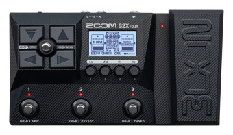 Гитарный процессор ZOOM G2X FOUR с поддержкой IR и педалью